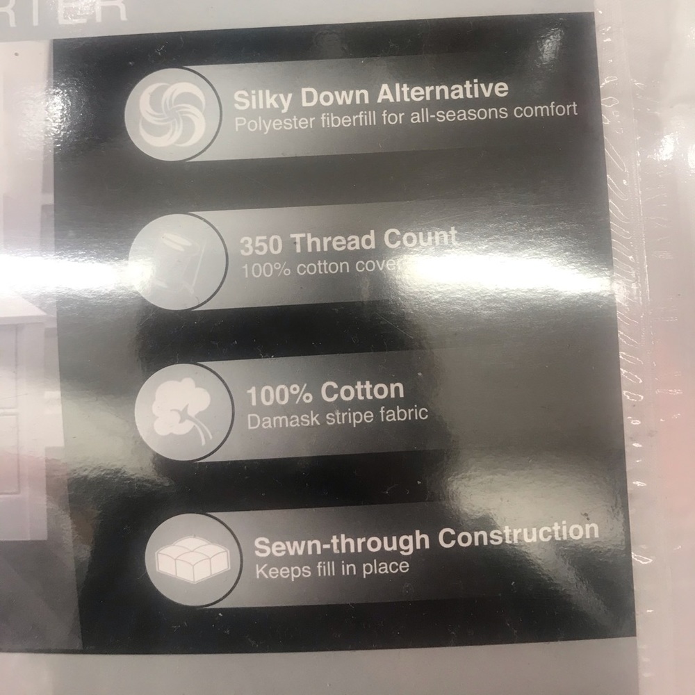 Beauty Rest Black Full/ Queen Down Alternative - Picture 8 of 9